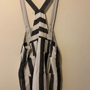 Volcom striped jumper with adjustable straps